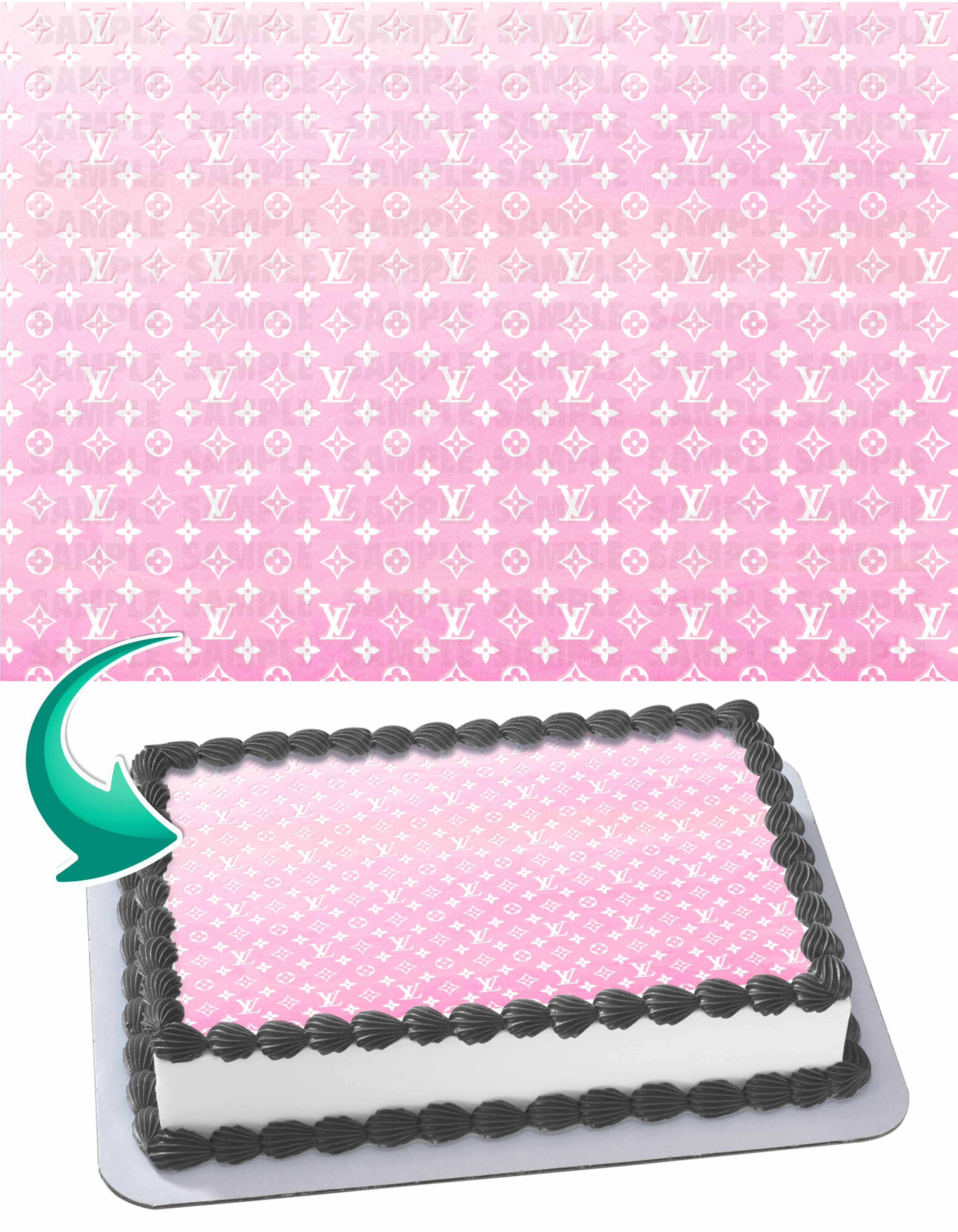 Luis Fashion Girls VittonWM Edible Cake Topper