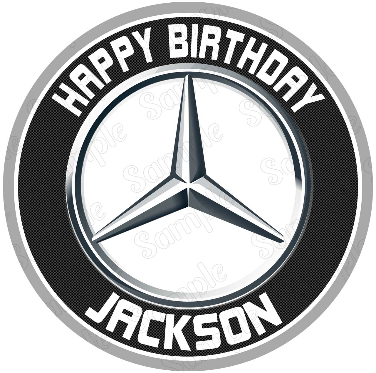 Luxury Cars Fans Round – Icing Sheet Birthday - Personalized Edible Cake Topper | Custom Icing Sheet | Birthday Cake Decoration | Photo Cake Image