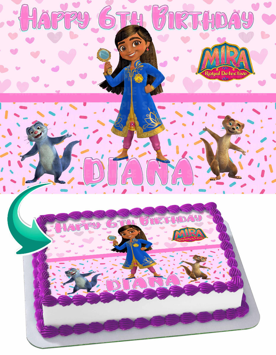 Mira Royal Detective Edible Cake Topper