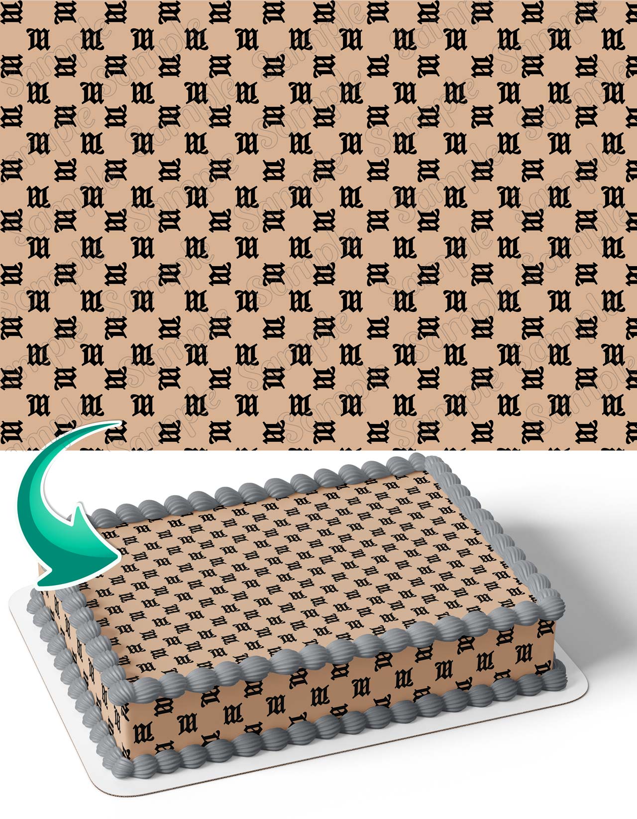 Misbhv OG BB Wrap Edible Cake Topper