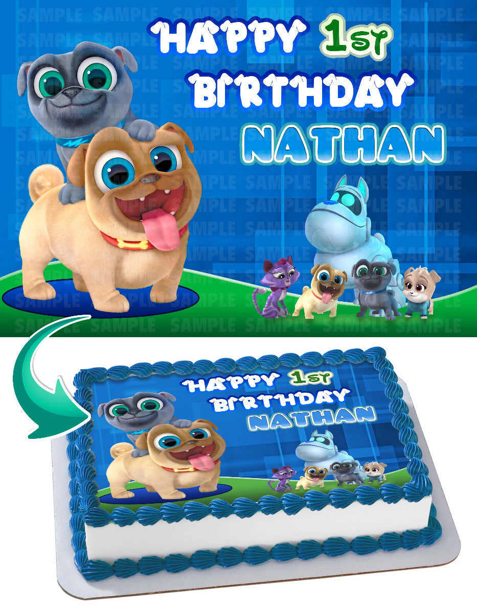 Puppy Dog Pals Edible Cake Topper