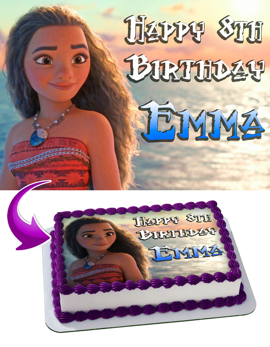 Maona Edible Cake Topper