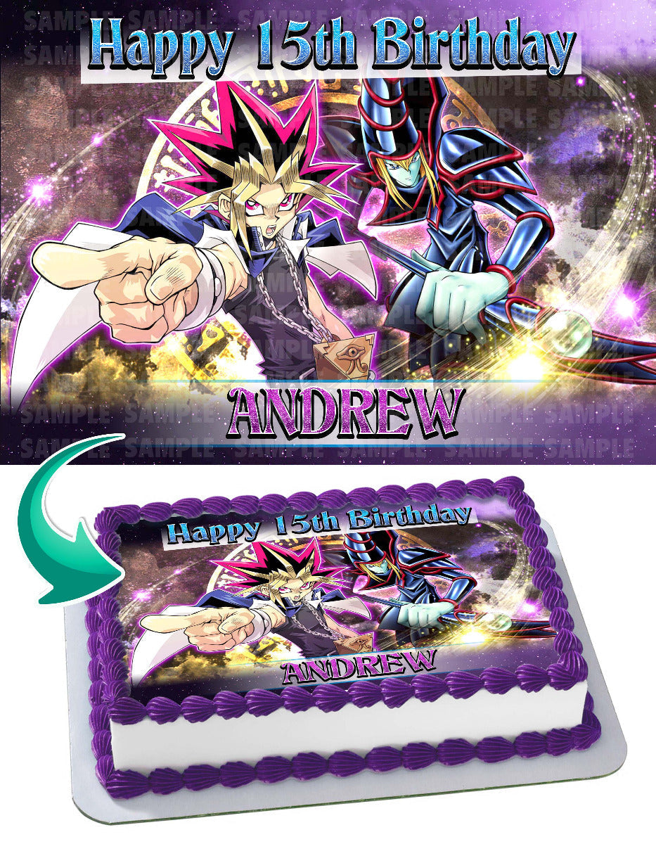 YuGiOh Yu Gi Oh Edible Cake Topper