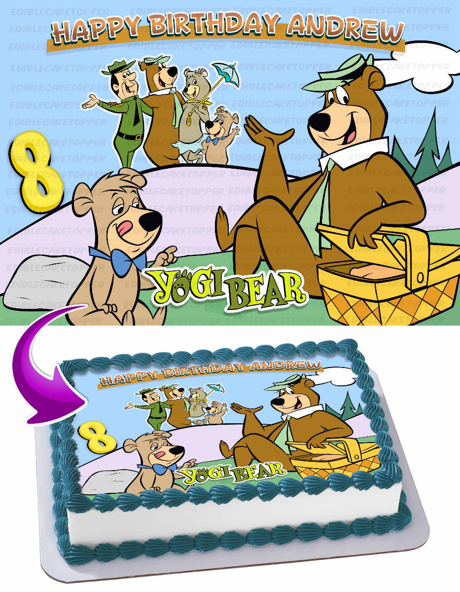 Yogi Bear Edible Cake Topper