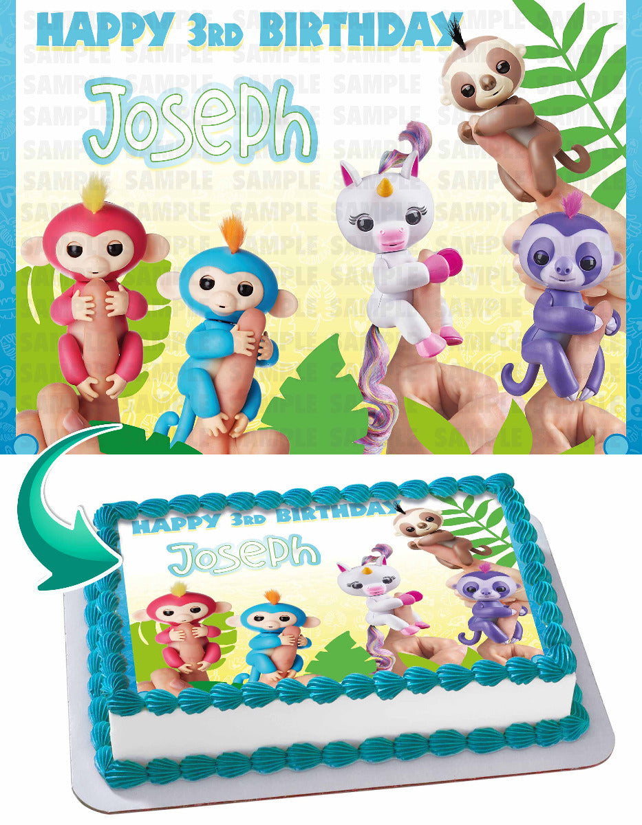 Fingerlings Edible Cake Topper