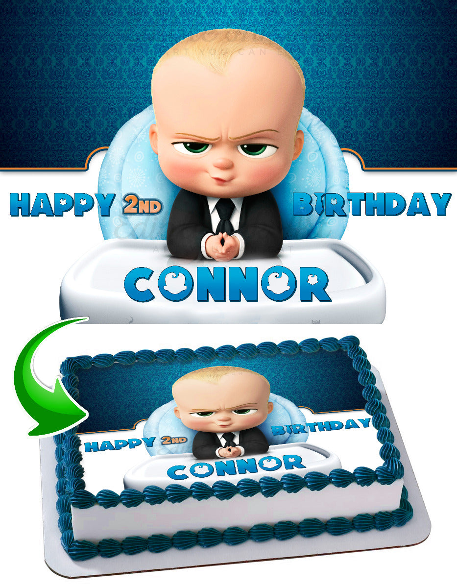 Baby Kids 2 Edible Cake Topper
