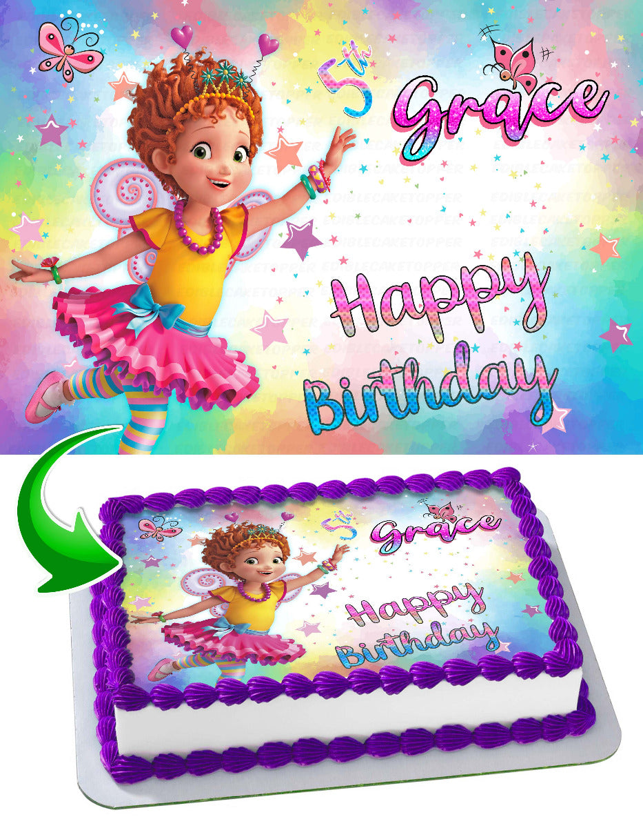 Fancy Nancy Edible Cake Topper