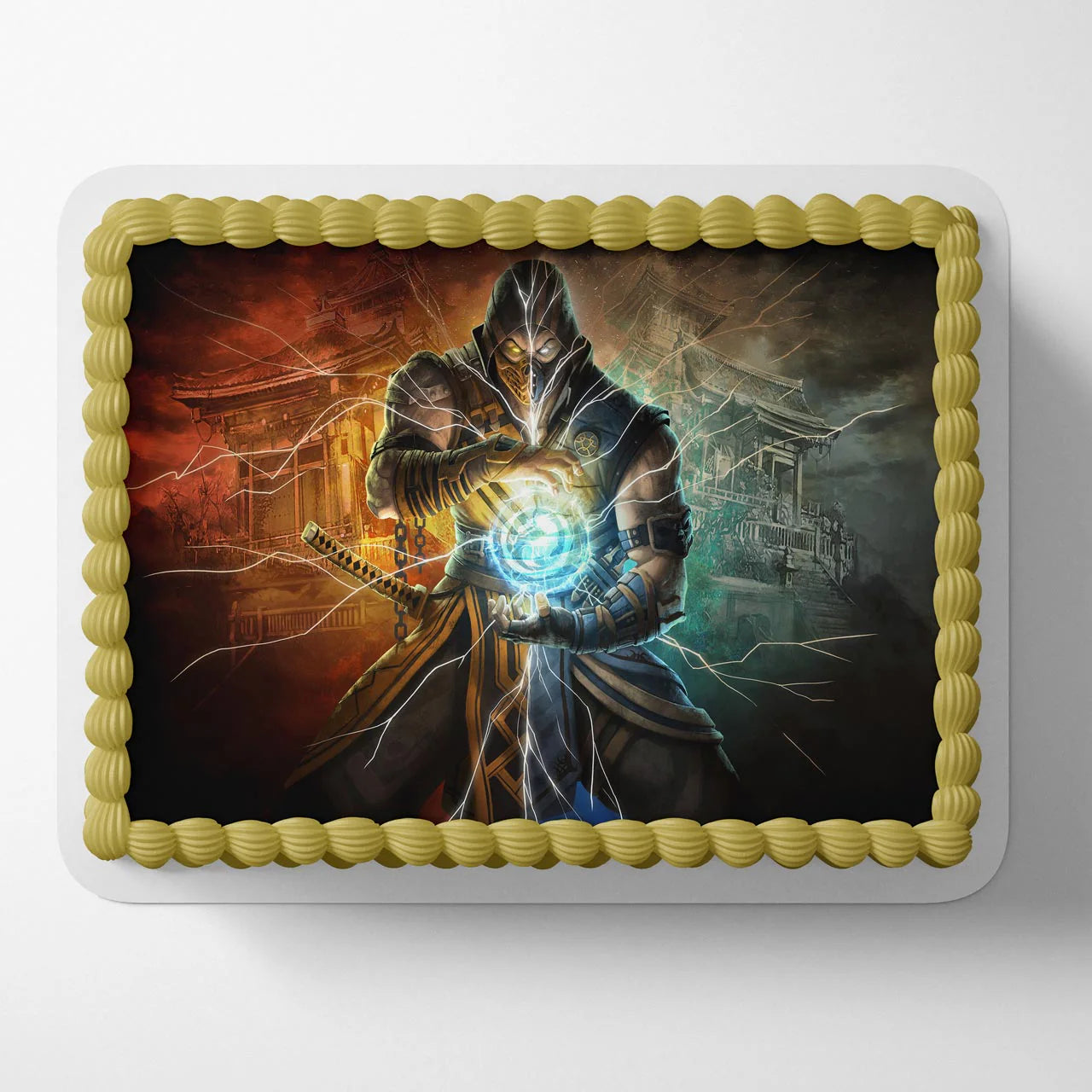 Mortal Kombat SMK Edible Cake Topper