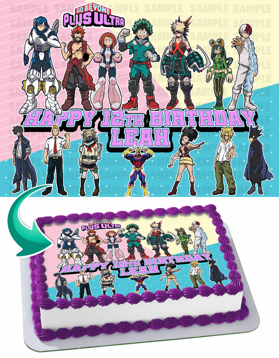 Hero Kids Academy5 Edible Cake Topper