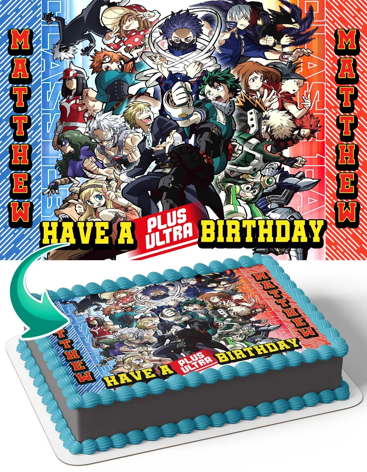 Hero Kids AcademySeason 5 Edible Cake Topper