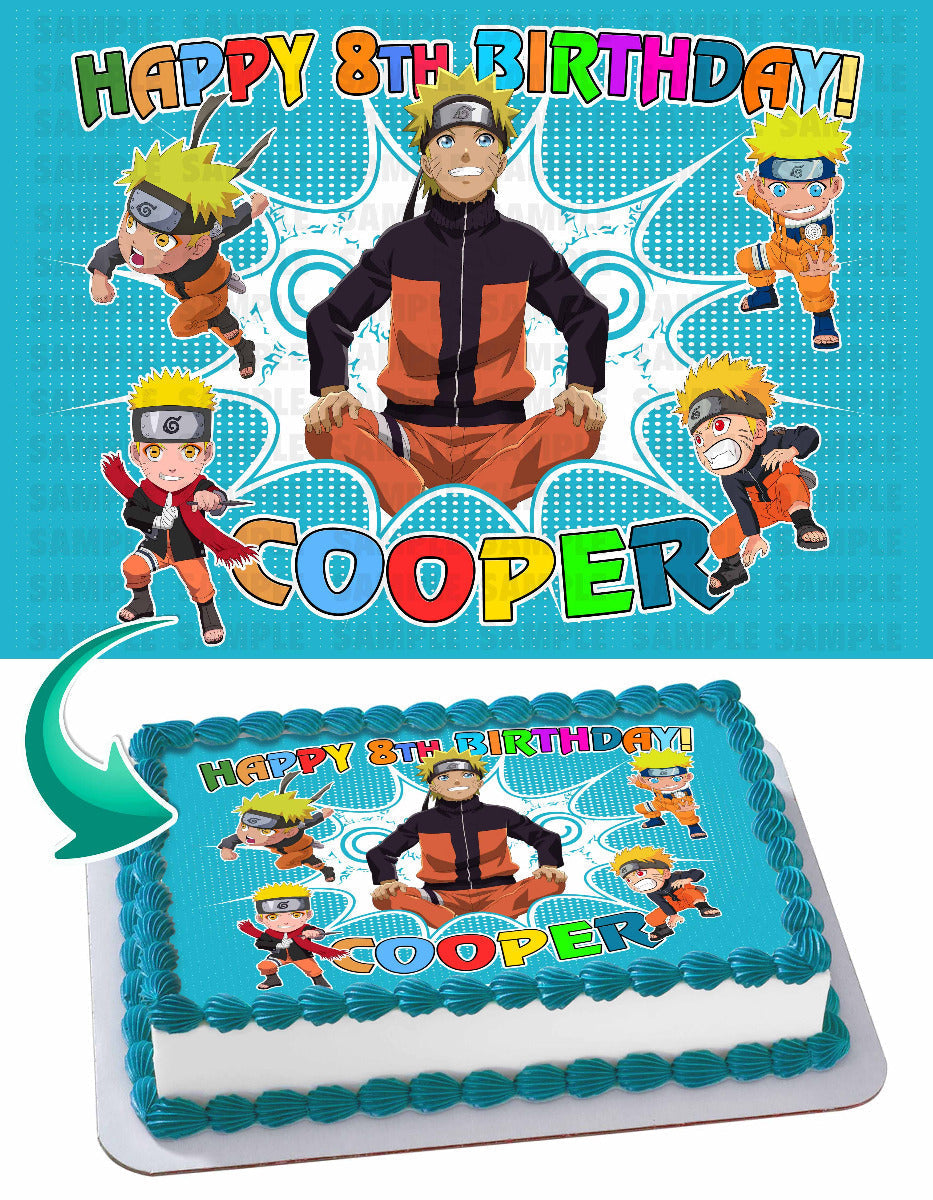 Naturo 2 Edible Cake Topper