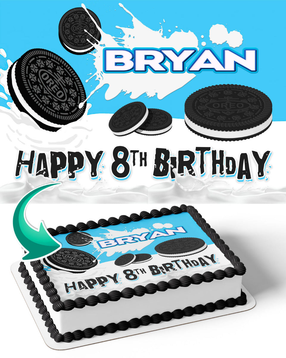 OREO Cookies Edible Cake Topper