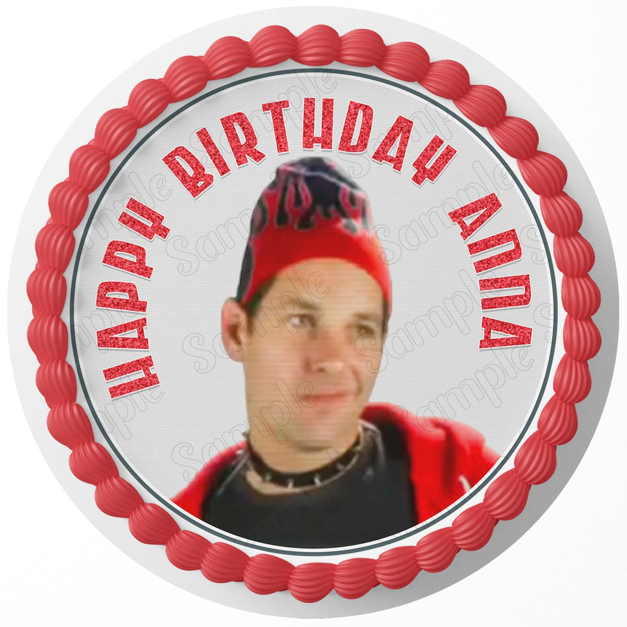Oyster Smiling Round – Icing Sheet Birthday - Personalized Edible Cake Topper | Custom Icing Sheet | Birthday Cake Decoration | Photo Cake Image