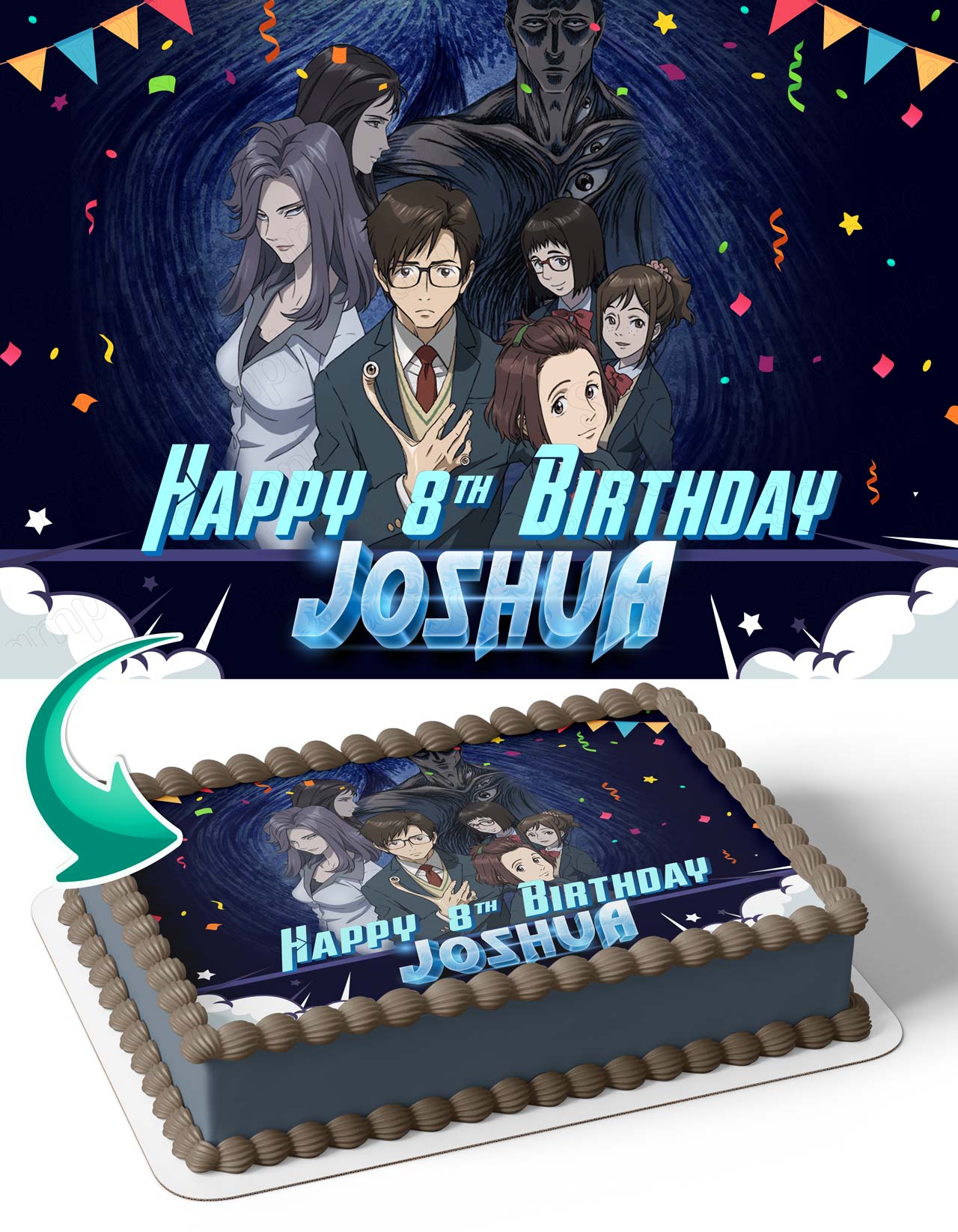 Parasyte The Maxim Edible Cake Topper