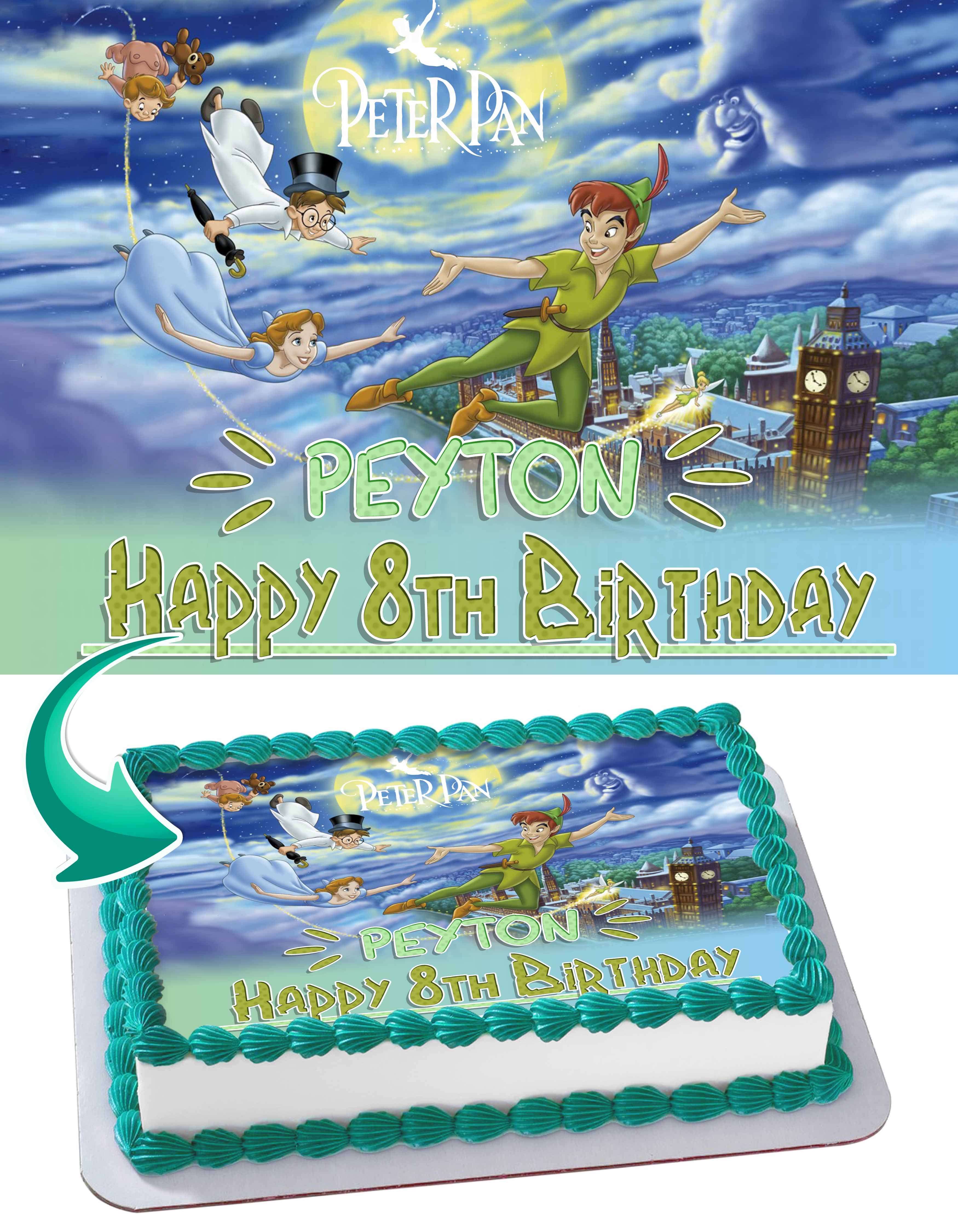 Peter Pan Edible Cake Topper
