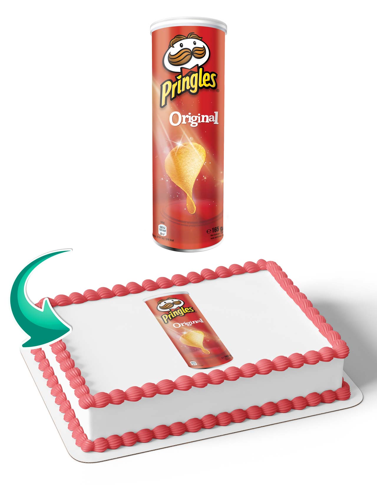 Pringles Original Crisps Cake Deco Edible Cake Topper