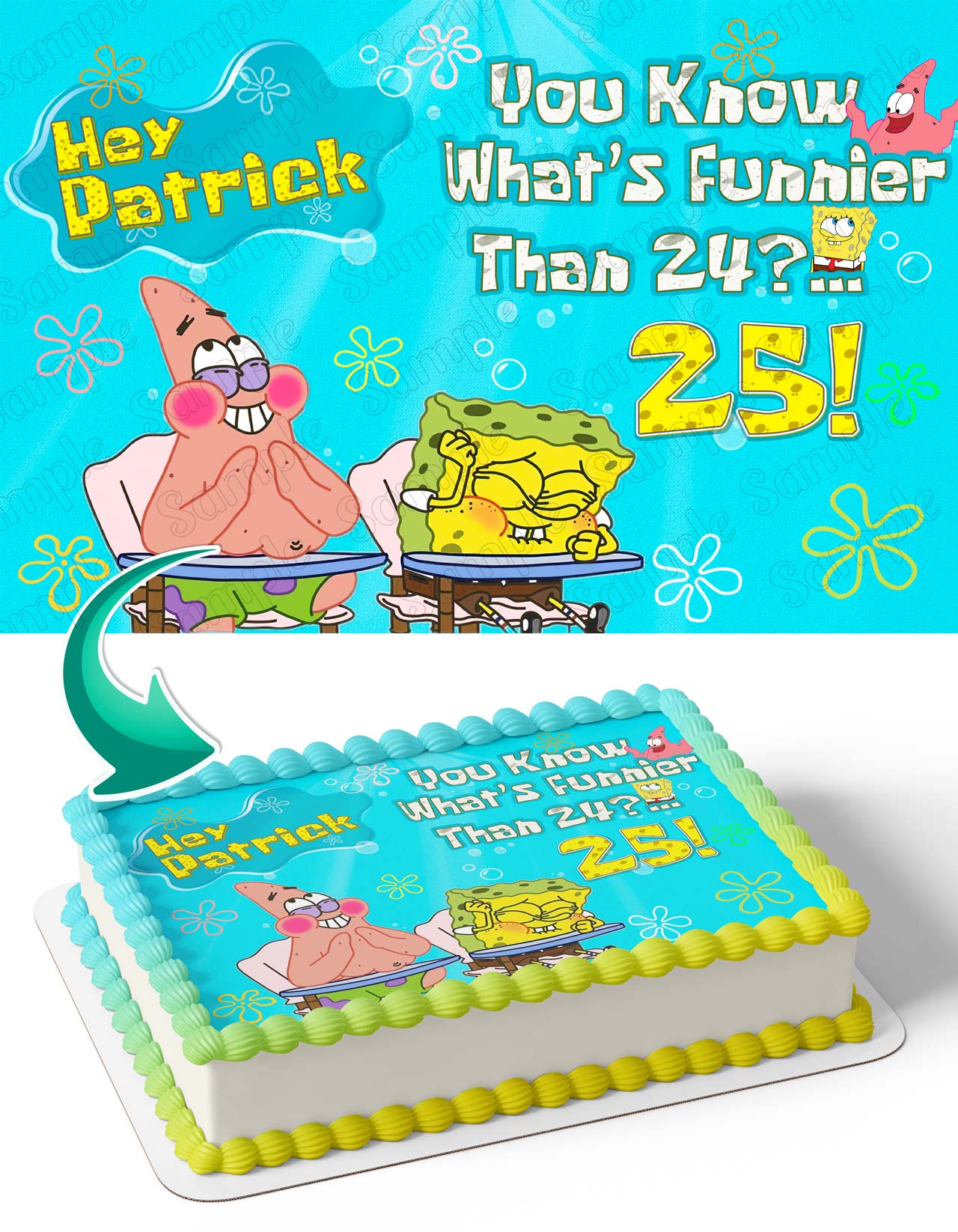 Product Number One Edible Cake Topper