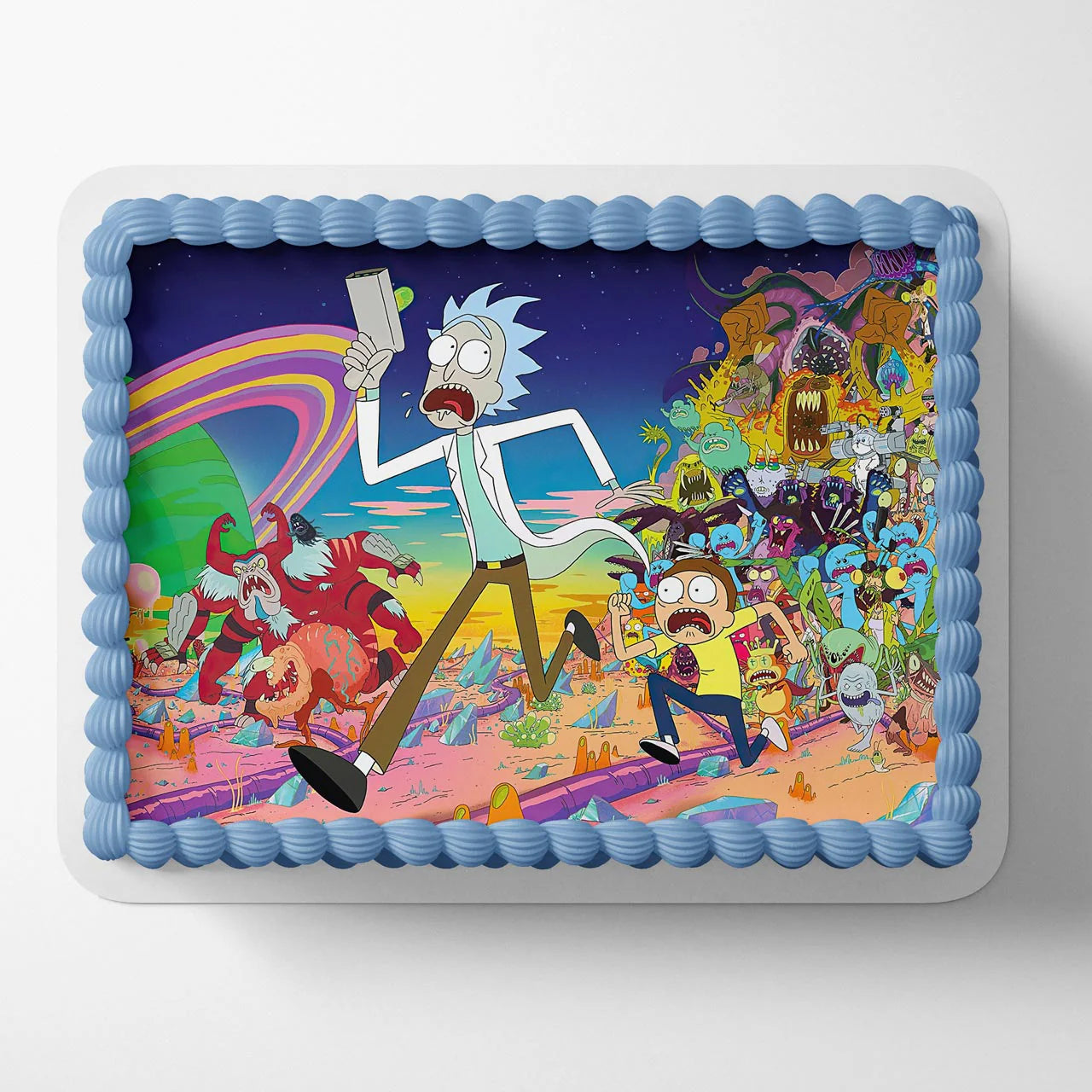 Rick and Morty RMS Edible Cake Topper