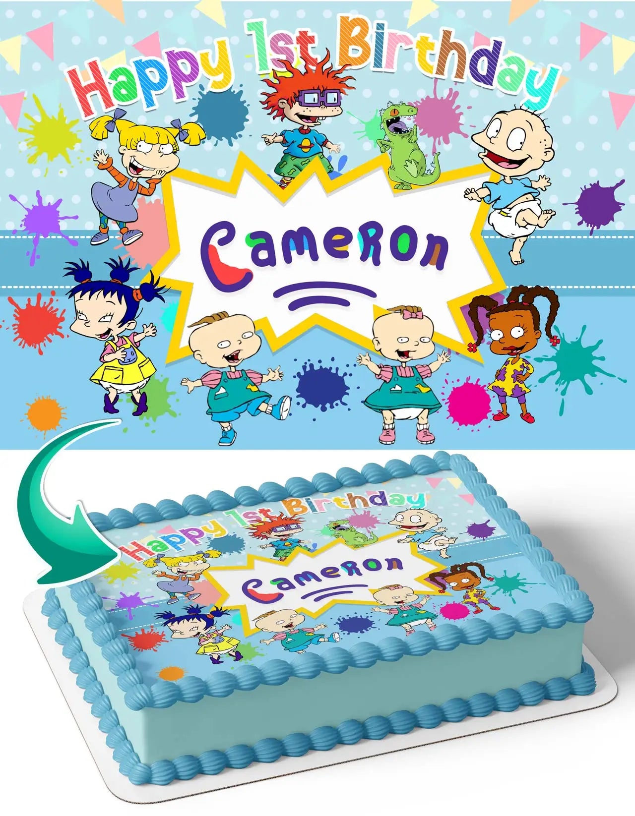 Rugrats RG Edible Cake Topper