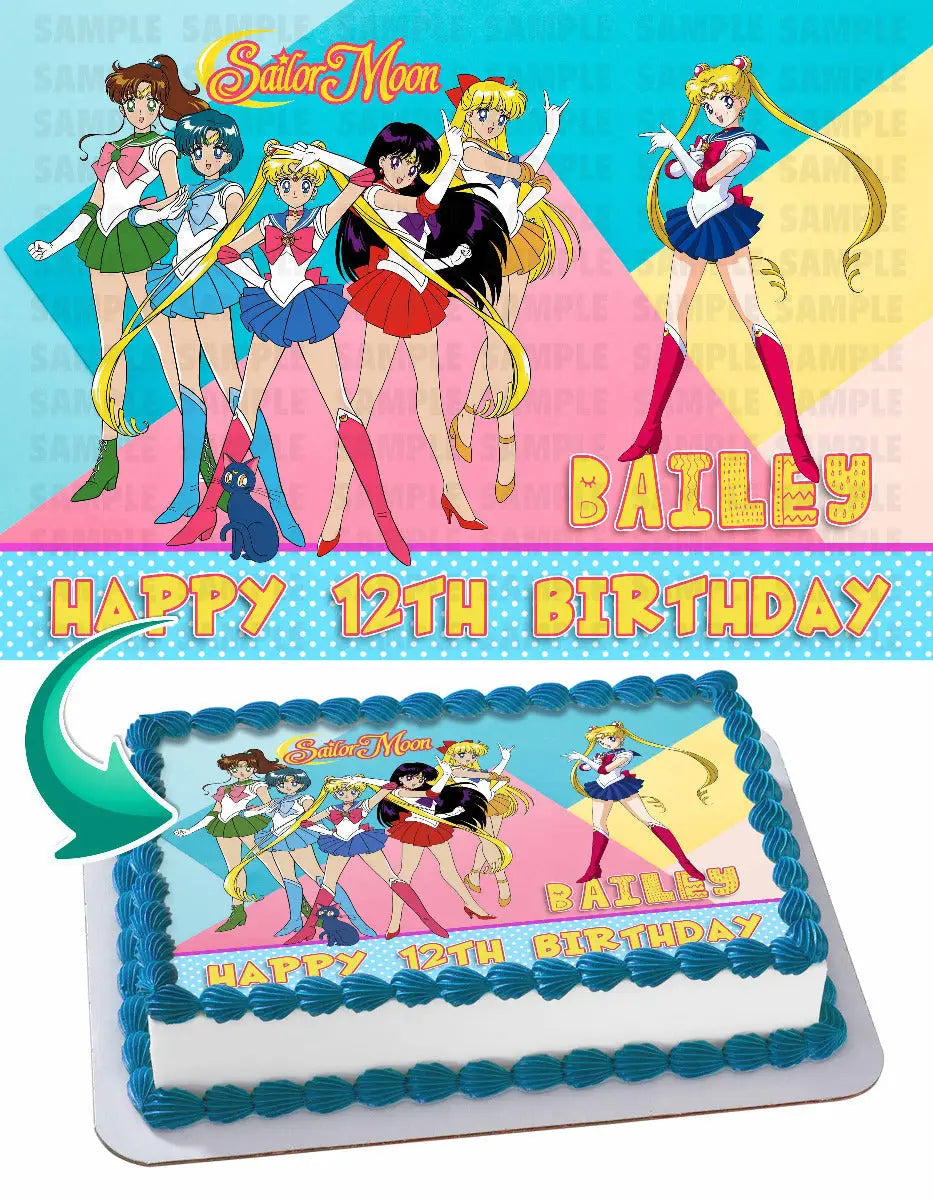 Sailor Moon Edible Cake Topper