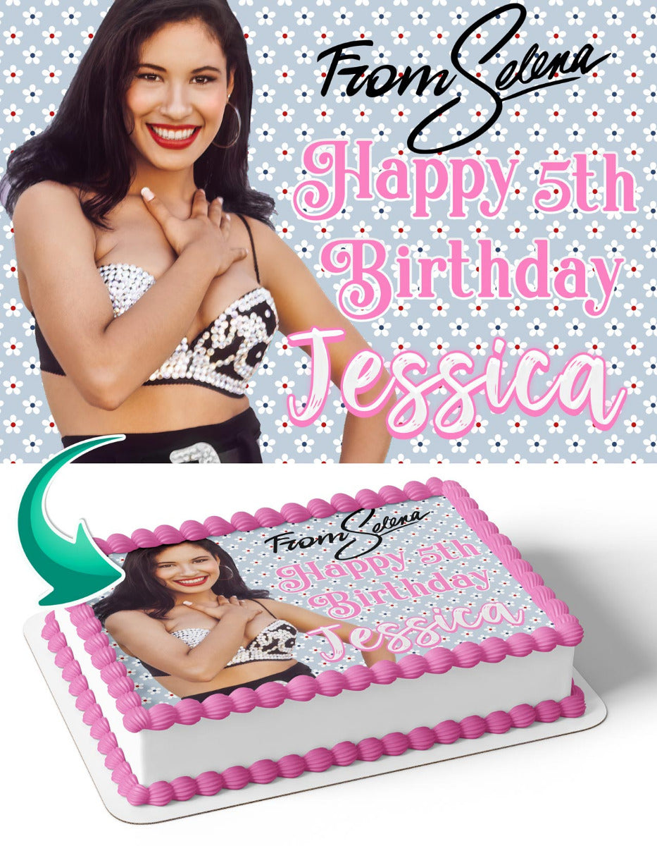 Selena Quintanilla Edible Cake Topper