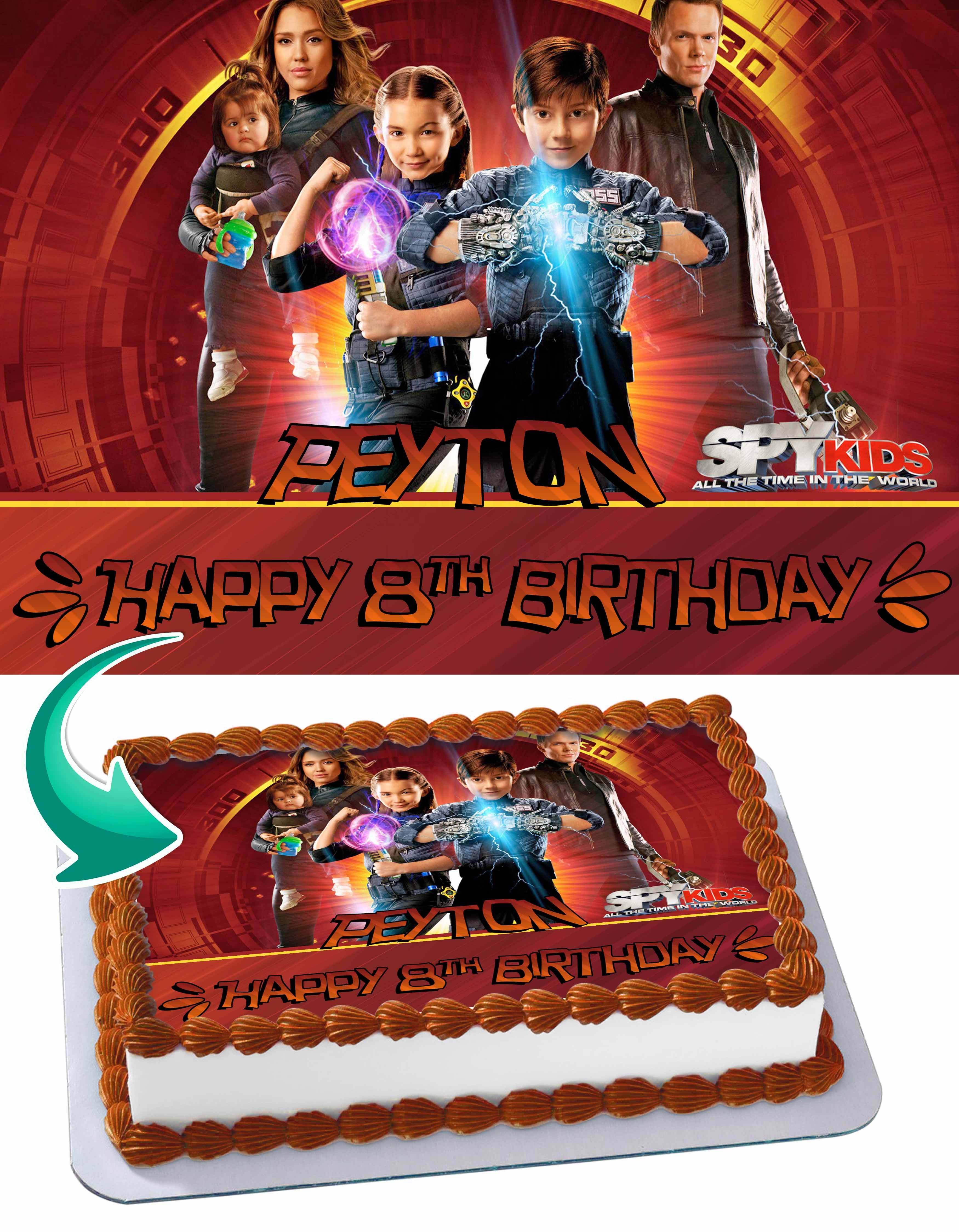 Spy Kids Edible Cake Topper