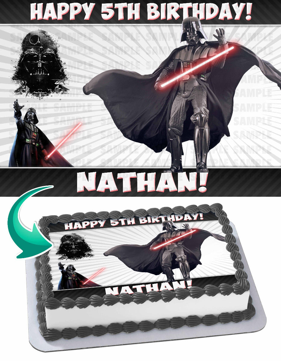 Darth Vader Edible Cake Topper