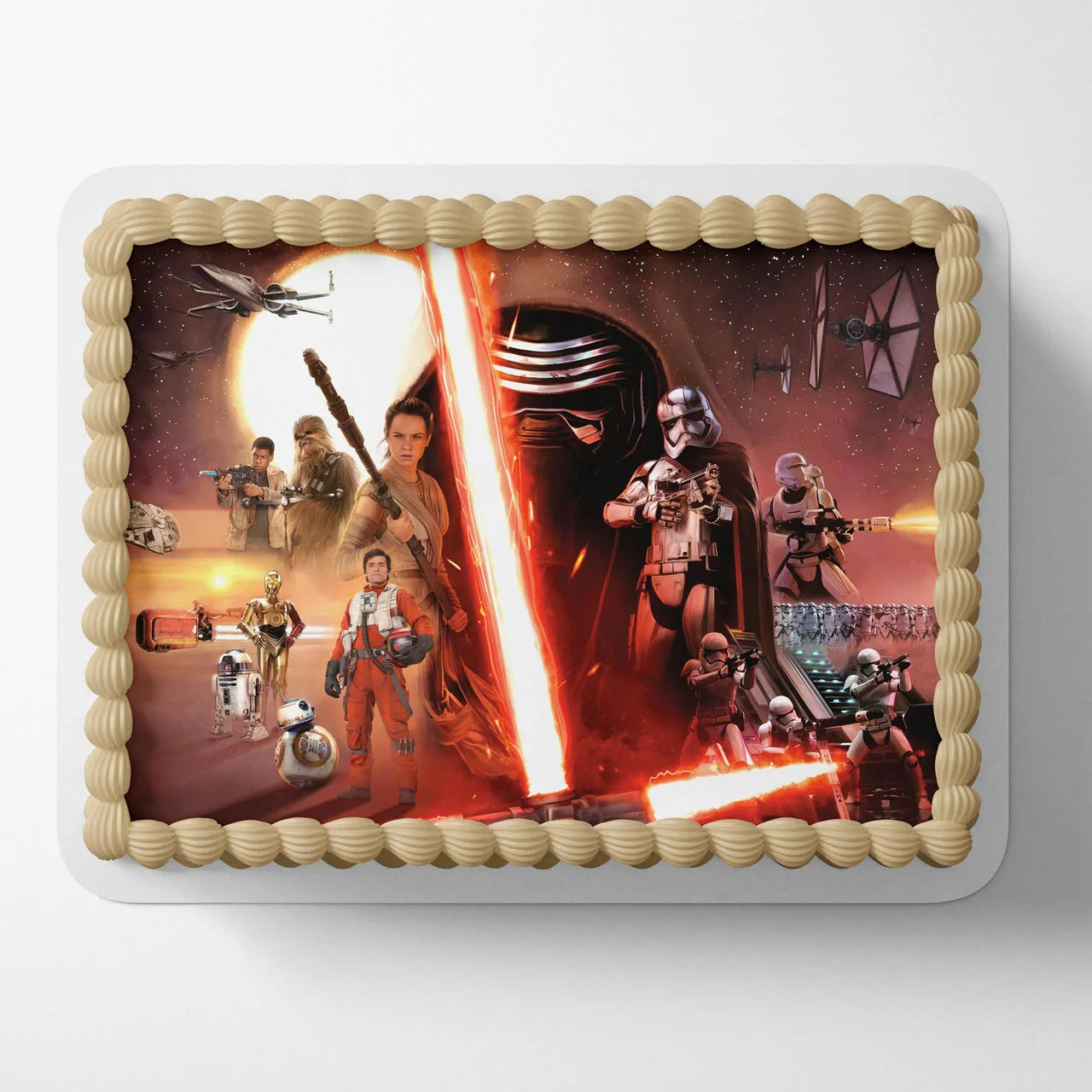 Star JEDI Wars Edible Cake Topper