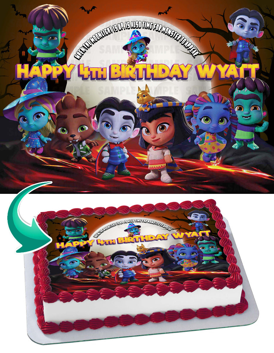 Super Monsters Edible Cake Topper