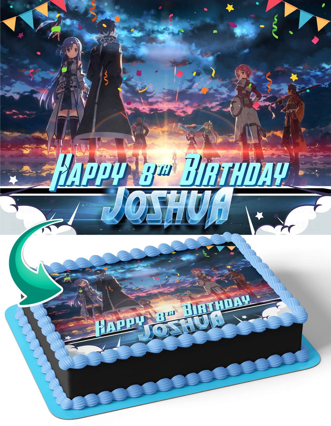 Sword Art Online Anime SAO Personalized