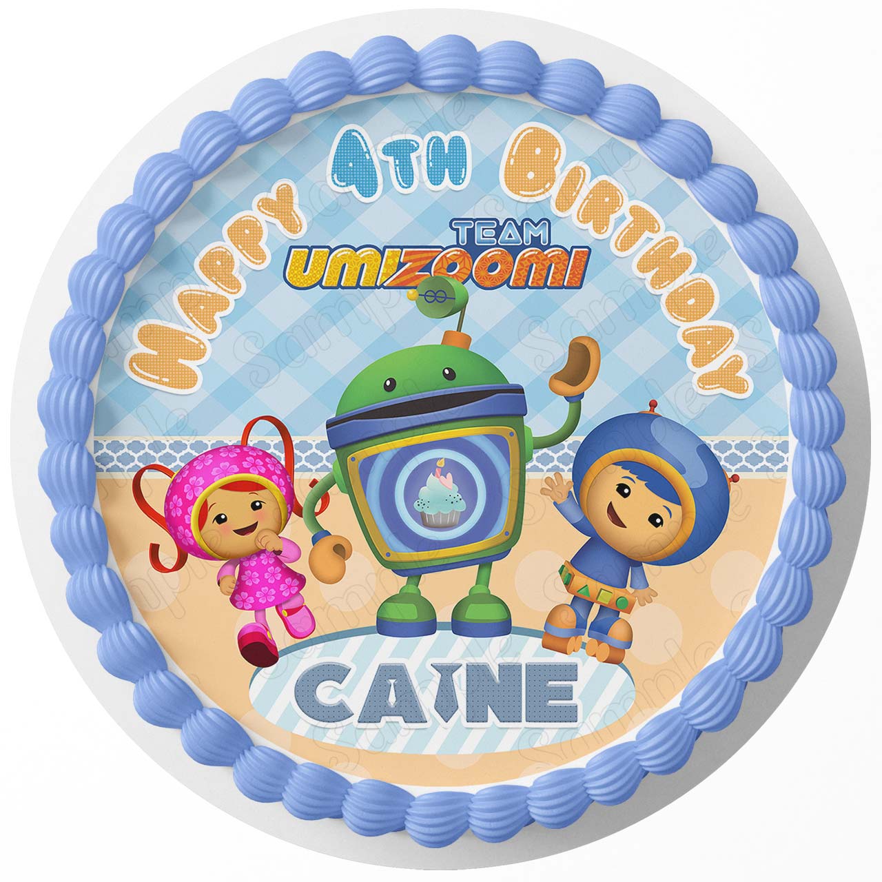 Team Umizoomi Round – Icing Sheet Birthday - Personalized Edible Cake Topper | Custom Icing Sheet | Birthday Cake Decoration | Photo Cake Image
