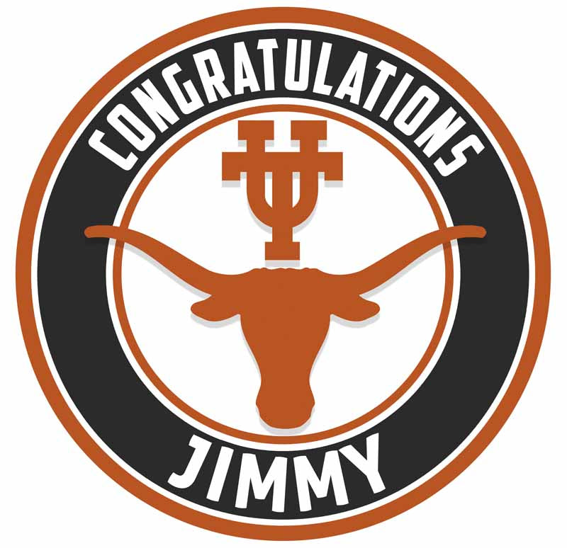 Texas Longhorns KDX Round – Icing Sheet Birthday - Personalized Edible Cake Topper | Custom Icing Sheet | Birthday Cake Decoration