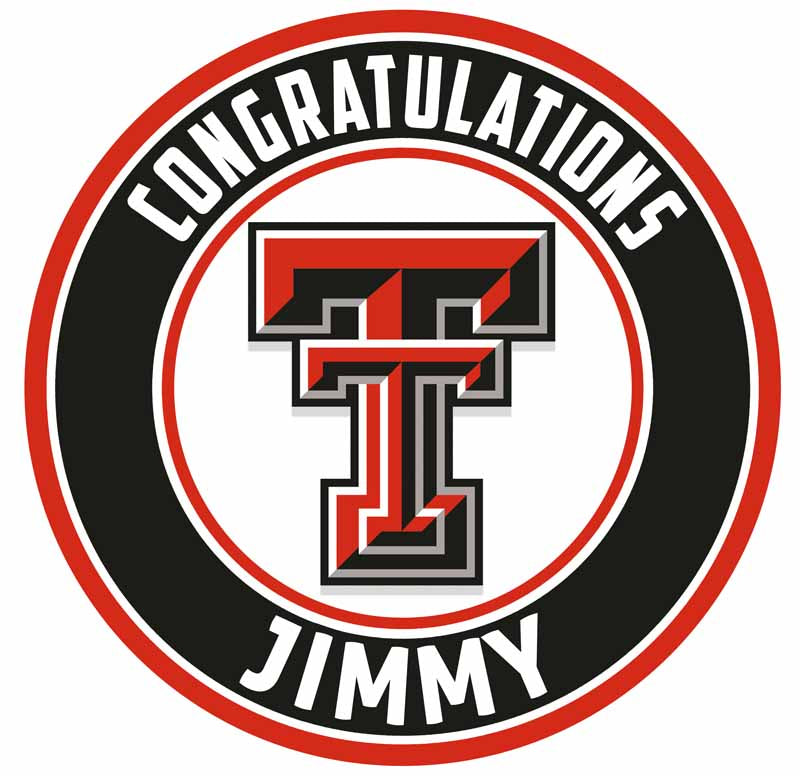 Texas Tech Round – Icing Sheet Birthday - Personalized Edible Cake Topper | Custom Icing Sheet | Birthday Cake Decoration | Photo Cake Image