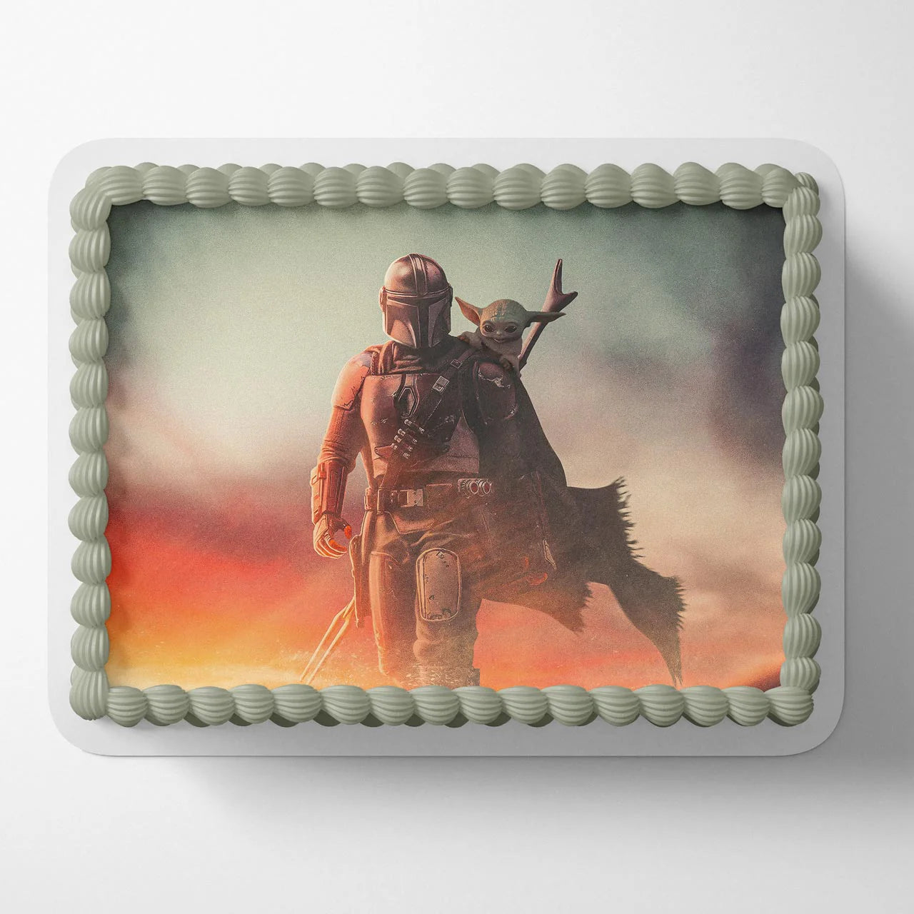 The Mandalorian and Grogu TMG Edible Cake Topper