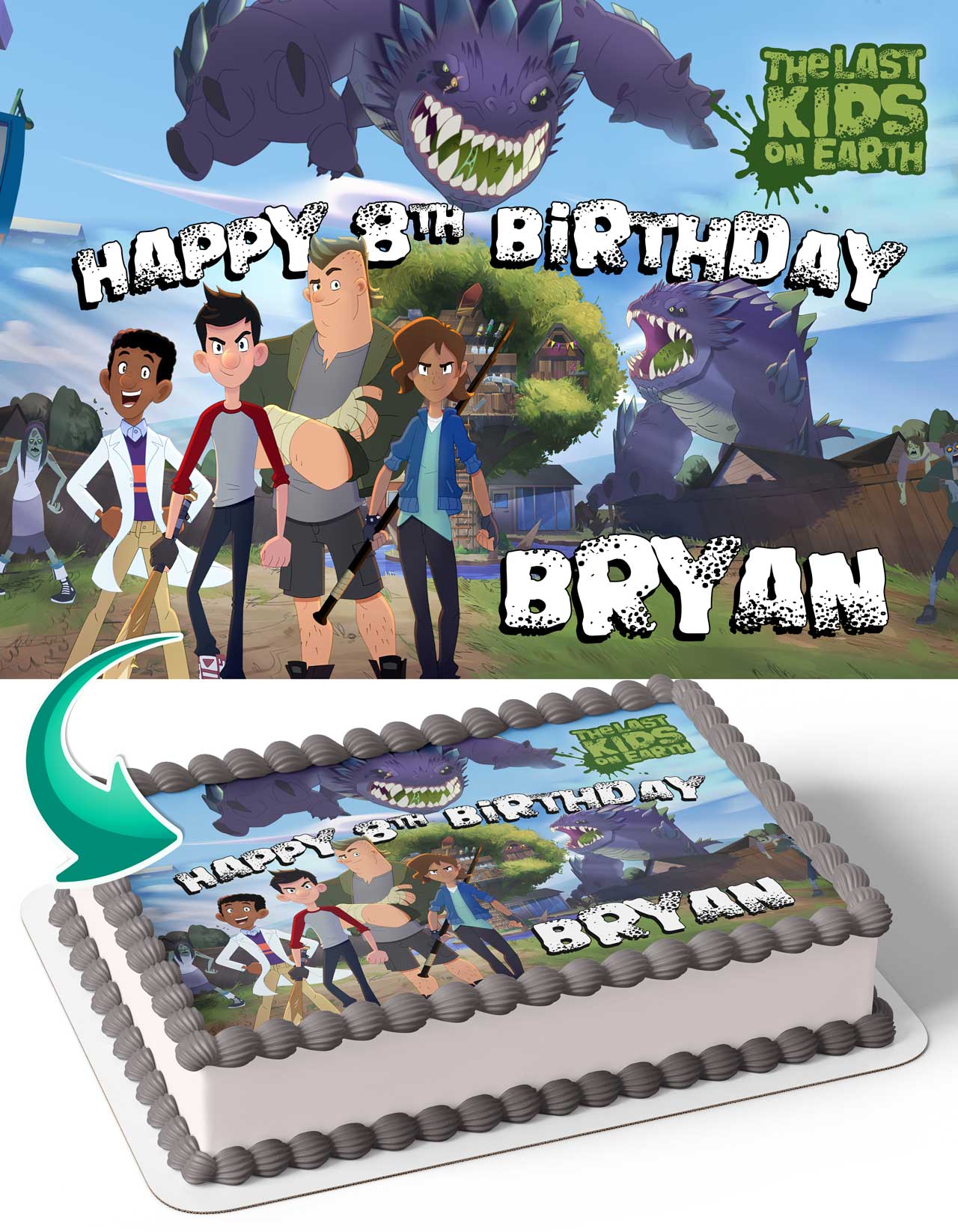 The Last Kids on Earth Edible Cake Topper