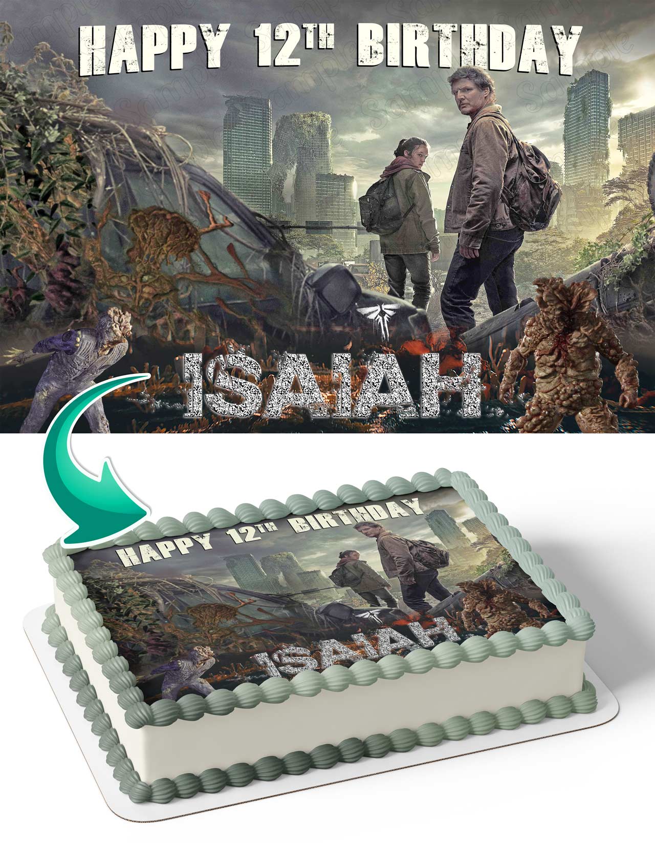 The Last Of Us HBO Series Edible Cake Topper