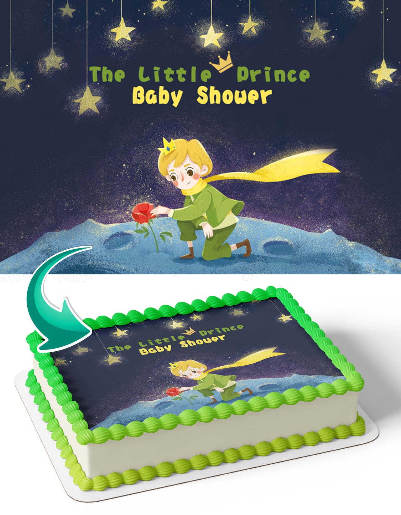 The Little Prince TLP Edible Cake Topper