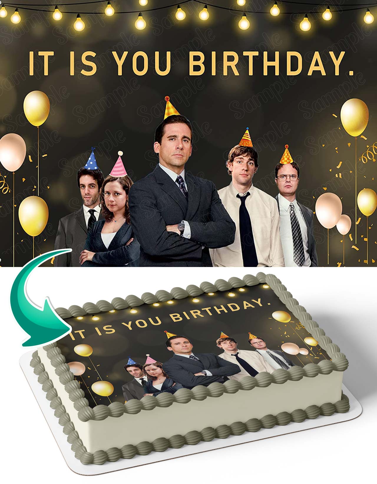 The Office It Is You Birthday Edible Cake Topper