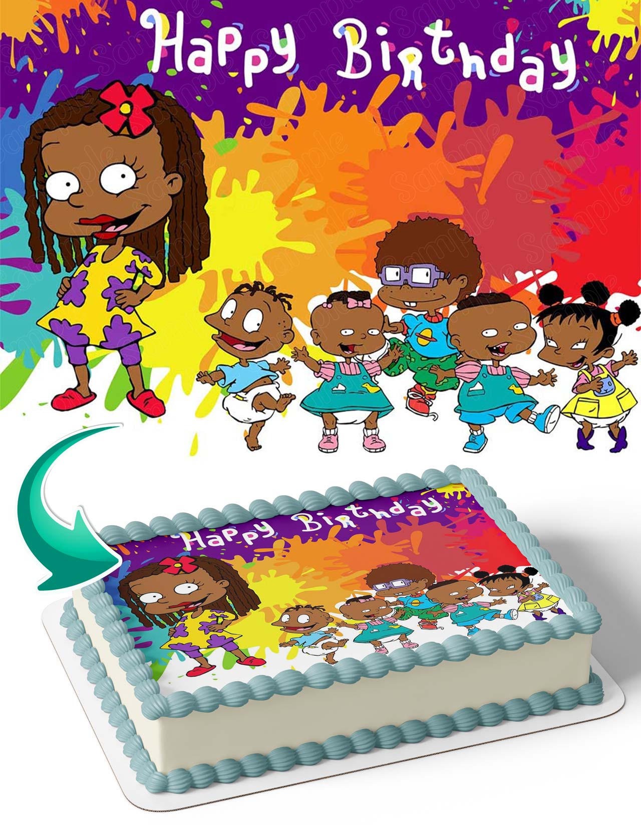 The Rugrats AF Edible Cake Topper