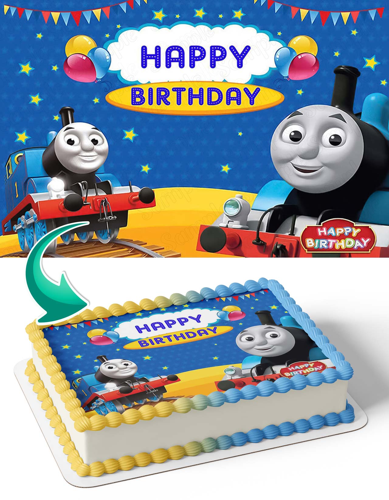 ThomasFriends BB Edible Cake Topper