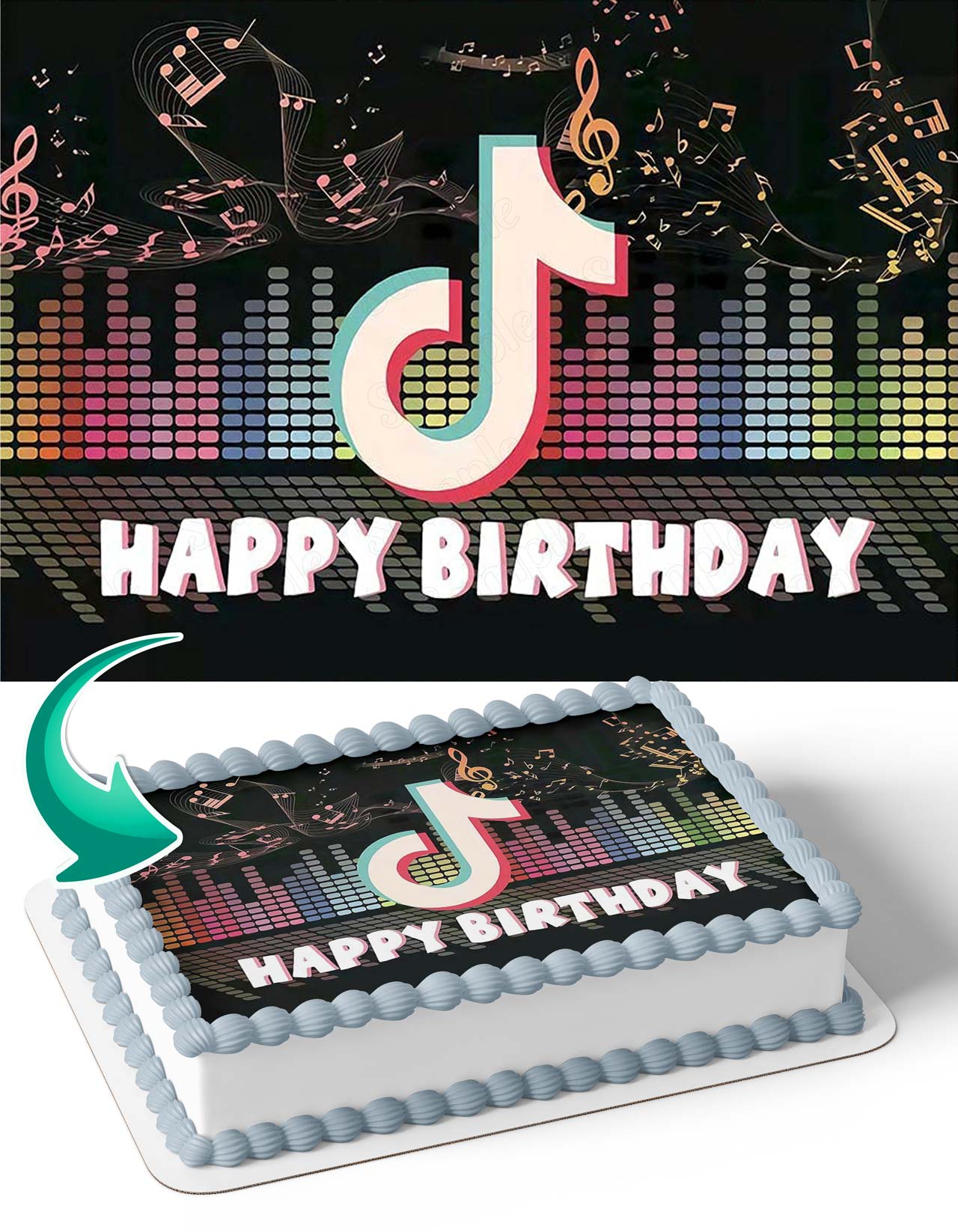 Tik Tok Star IFootBalluencer Edible Cake Topper