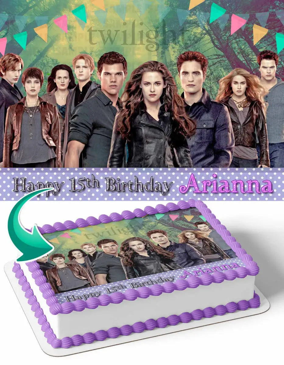 Twilight Edible Cake Topper